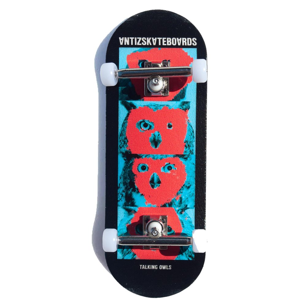 LC Boards X ANTIZ 98X34 Complete Talking Owls Graphic Foam Grip Tape