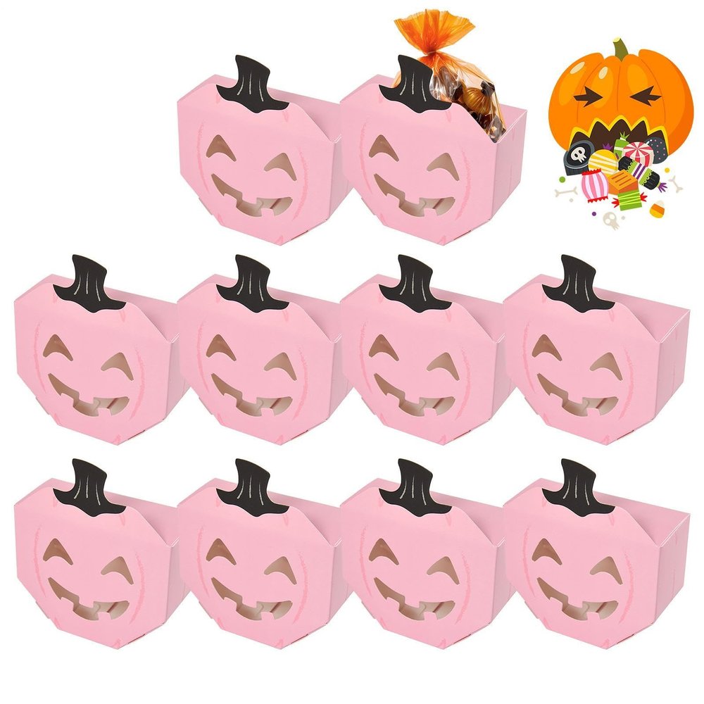 Halloween Treat Boxes Autumn Festive Snack Container Chocolate Jelly