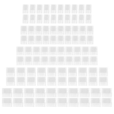 Balance Connector Clip 100 Piece Set for Internal Power Leads Ergonomic Matte Grip Withstands High Temperatures for RC Hobbyist Maintenance 2S 3S 4S 5S 6S Series