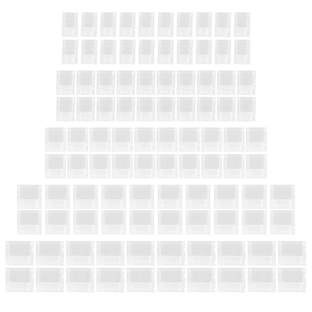 Balance Connector Clip 100 Piece Set for Internal Power Leads Ergonomic Matte Grip Withstands High Temperatures for RC Hobbyist Maintenance 2S 3S 4S 5S 6S Series