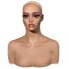 Almencla Mannequin Head Hairpiece Display Head Fake Head Model Stable Foam Filling Neat Appearance Suitable for Jewelry Store Setup Retail Visual Merchandising view 1