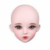 Guohetuk Doll Figure Ball Jointed Model Flexible Articulated Collectible Design Interchangeable Parts Surface for Painting Customization Suitable for Makeup Training Gift Giving, Chuchu Makeup Head view 1