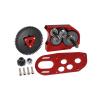 RC Cars Models Parts for SCX10 for Capra for LCG 1/10 RC Car Parts Aluminum 2Low Transmission Overdrive Gearbox with Delrin Skid Spur Gear Chassis DIY view 3