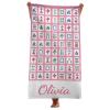 Play All Day Mahjong Tiles Personalized Beach Towel, Gifts for Besties, Gift for Mahjong Lovers Women Player, Funny Cards Tiles Chinese Tiles Game Towel, Funny Mahjongs Gifts for Women Tile Game Lover view 1