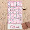Play All Day Mahjong Tiles Personalized Beach Towel, Gifts for Besties, Gift for Mahjong Lovers Women Player, Funny Cards Tiles Chinese Tiles Game Towel, Funny Mahjongs Gifts for Women Tile Game Lover view 4