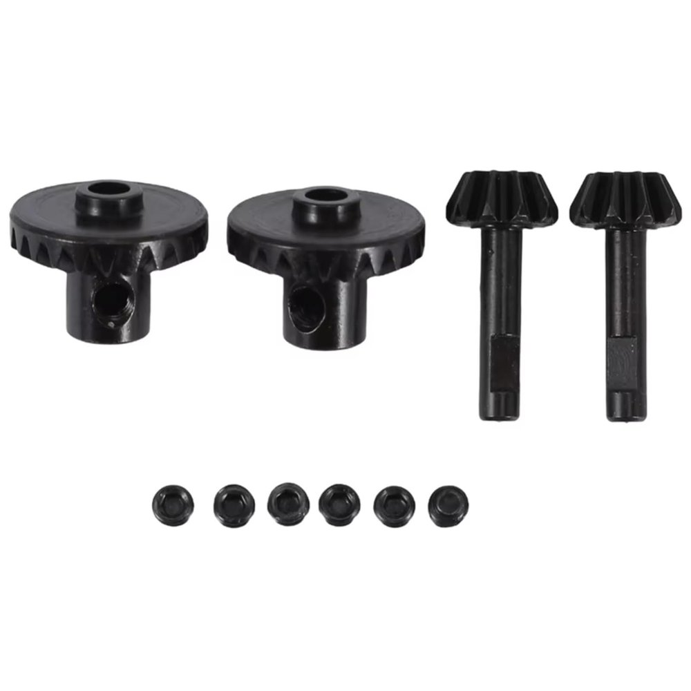 cvking RC Car Upgrade Parts for WPL B1 B14 B16 B24 C14 C24 rc Car Upgrade Part Steel Front Rear Axle Gear Shaft Driving Set