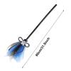 Halloween Witch Broom Prop, Plastic Witch Broomstick for Halloween Party, Cosplay Accessory, Flying Broomstick with Ribbons for Decoration Masquerade Show Dress Up Party Supplies, Hot Pink view 2