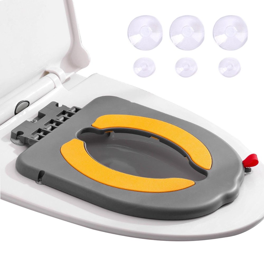 Potty Training Toilet Seat Portable Foldable Cushion Suction Cup Trainer