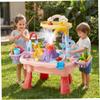 NewGtuizi Play Sink for Toddlers 1-3, Water Table for Toddlers 1-3 Play Sink with Running Water Electric Circulation Toy with Adjustable Legs Multi- Activities, Style-, Utilisation d't view 1