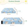 BOESI Star Sheep Waterproof Crib Sheet,Fitted Mattress Protector view 3