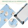 BOESI Star Sheep Waterproof Crib Sheet,Fitted Mattress Protector view 4