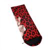 Cute Pink Bow Sleeping Bag for Kids Red Leopard Print Backpacking Coquette Bow Girly Wearable Camping Blanket for Hiking Outdoor Travel Hunting Aesthetic Cheetah Print Sleep Bag view 4