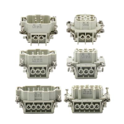 HDC-HE-4/6/10/16/24-core Heavy-Duty Connector Male core Female core 16A500v Aviation Industry Ferrule