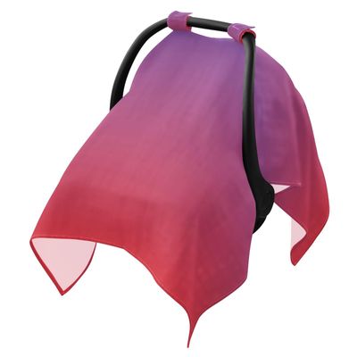 Purple Red Gradient Baby Car Seat Cover Infant Carseat Canopy