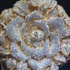 Makeup Dinner Bag Flower Waterstone Party Dress With Chain Small Round Bags view 4