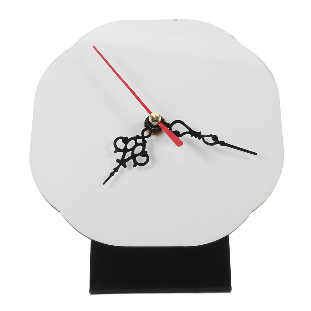 JUMPLAWN Wooden Blank Wall Clock Face for Crafts, Unfinished Smooth Wood Surface with Visible Grain, for Painting and Decoupage, for s Room or Classroom Craft Lessons