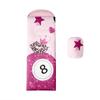 jejeloiu Lucky 8 Ball Kids Sleeping Bag for Girls Boys Lips Stars Bows Print Camping Sleeping Bags in Warm Cold Weather Waterproof Portable with Compression Sack Pink Glitter Portable Camping Gear view 1