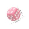 JEWEDECO 100pcs Pink Acrylic Mini Dice Set Round Corners for Gaming and Math Learning, Versatile Use in Bars and Social Settings, Safe and Stylish Table Game Accessories view 2