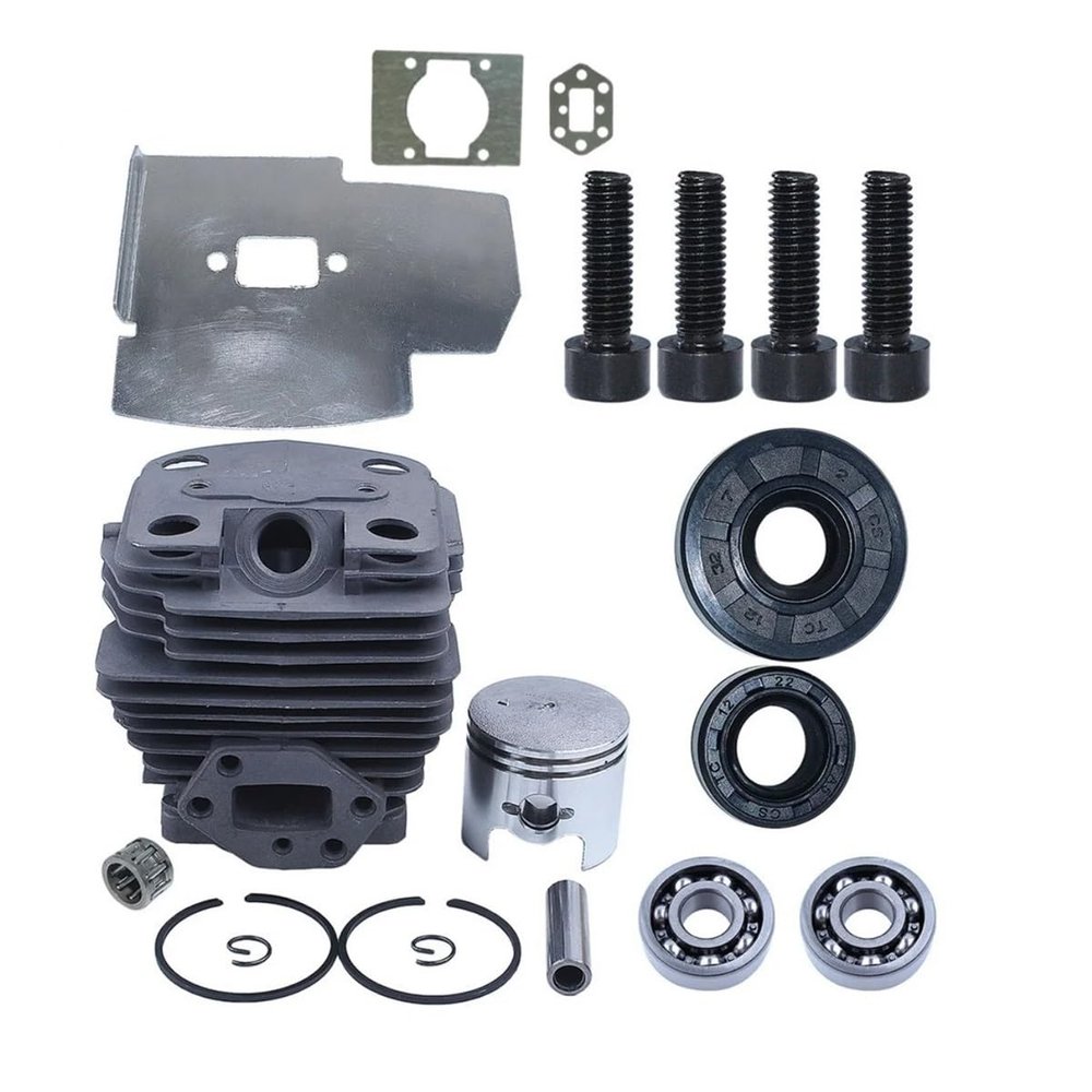 MGxDhW Replacement Parts 40mm Cylinder Piston Kit for 143R G4K G45L G43L BC4310 4302 Spark Plug Oil Seal Bearing Trimme