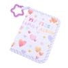 Rengue Baby Photo Album Soft Polyester Baby Memory Book Holds 17 4x6 Photos with Safe Mirror Heart Pattern Cover for Newborns Toddlers Nursery Keepsake view 1