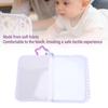 Rengue Baby Photo Album Soft Polyester Baby Memory Book Holds 17 4x6 Photos with Safe Mirror Heart Pattern Cover for Newborns Toddlers Nursery Keepsake view 2