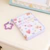 Rengue Baby Photo Album Soft Polyester Baby Memory Book Holds 17 4x6 Photos with Safe Mirror Heart Pattern Cover for Newborns Toddlers Nursery Keepsake view 3