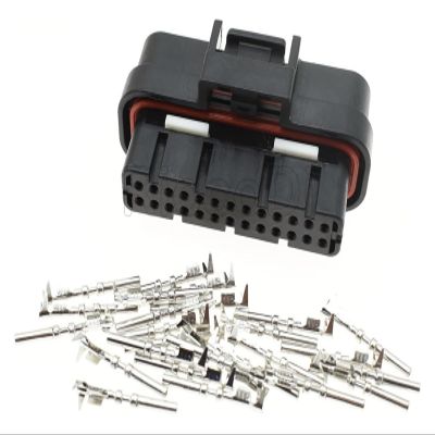 1/2 Sets 26 Pin AMP 6473711-1 1473712-1 1.0MM Two Row SUPER SEAL PCB Male Female Connector Computer ECU