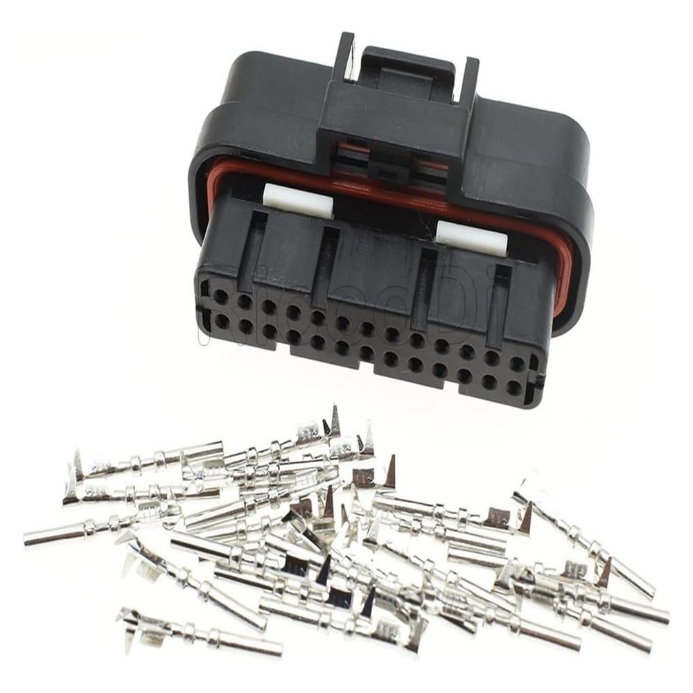 1/2 Sets 26 Pin AMP 6473711-1 1473712-1 1.0MM Two Row SUPER SEAL PCB Male Female Connector Computer ECU