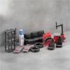 petsola 12 Pieces Miniature Repair Shop Set Realistic Maintenance Accessories Display Miniatures for Hobbyists, Shelf Displays, Photo Scenes view 2