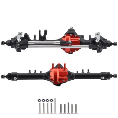 Rc Parts for Axial for SCX10 II VS4-10 for Rock 1/10 Offset Straight Axle Set Machined Aluminum Piece Construction RC Crawler Trucks Parts