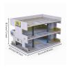 KQFCAZRE 1:64 Parking Building Model Multi-Level Parking Garage Model Openexterior Facility 3 Layer for Shelf, Desk, Japanese Parking Garage Scene B view 2