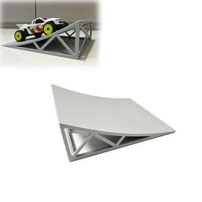 RC Car Jump Ramp 1 Pack Compatible with Losi Micro B 1 24 Scale Stunt Ramp Indoor Outdoor Action Accessory