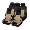 LYBCEOUF Car Seat Covers Full Set Front Split Rear Bench Compatible for Car Universal Cloth SUV Sedan Van Automotive Interior Covers view 1