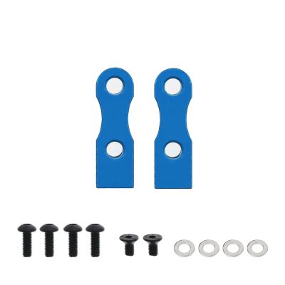 RC Repair Parts Compatible with Tamiya for TT02 XV01 TB03 Rc Car Upgrade Modification Accessories Parts 2Pcs CNC Servo Mount