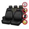 LYBCEOUF Car Universal PU Seat Protector Waterproof Universal Full Surround Seat Protector Car Interior Accessories view 4