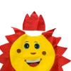 ChicLitonor Cute Halloween Costumes Dress Up Cartoon Weather Costume for Kids Halloween Children's Day Party Supplies, Sun view 2