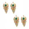 LUOZZY 4 Pcs Colorful Peacock Brooch Pin for Women Dress Coat Scarf Hat view 1