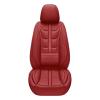 LYBCEOUF 1pc Car Seat Covers with Built-in Lumbar Support, PU Perforated, All-Season Universal Compatible for Most Cars view 1