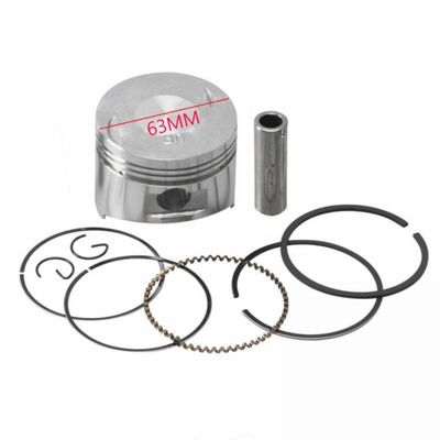 Piston Set 63MM Std Compatible with F9.9HP 15HP 20HP Boat Motor 6AH-11631 6AH-11631-00 6AH-11603
