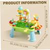 Nukinp Sand and Water Table, Fun Kids Water Table with Electric Recirculating Play Sink, Multi-Activity Center with Fishing & Slide for Boys Girls view 3