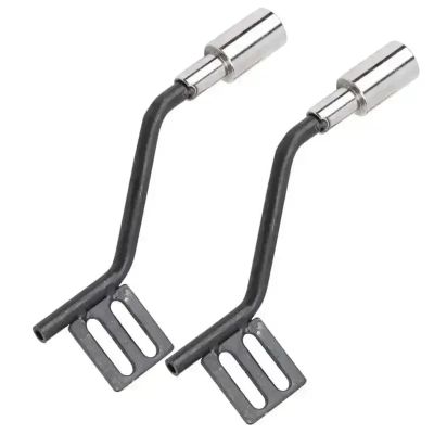 VBCERSDZ RC Car Accessories Compatible with SCX10 1/10 1Pair Metal Decoration Exhaust Pipe RC Car Upgrade Parts Accessories