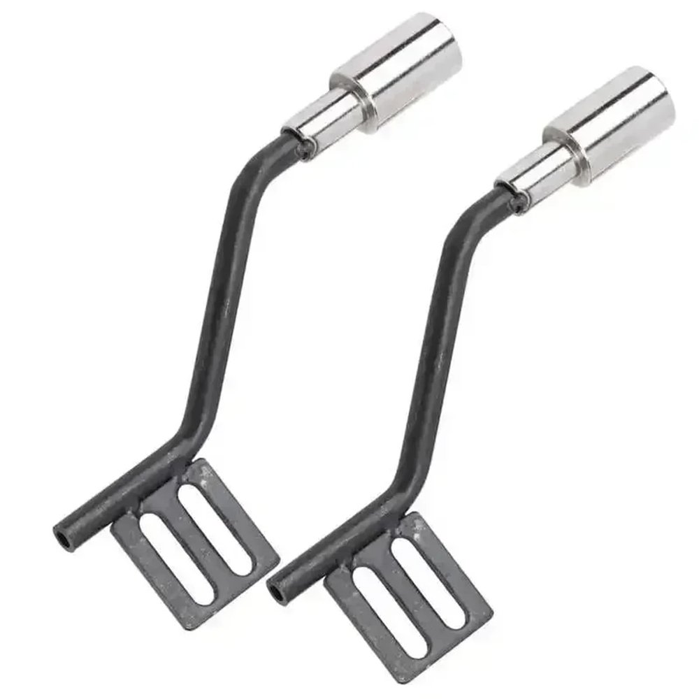 VBCERSDZ RC Car Accessories Compatible with SCX10 1/10 1Pair Metal Decoration Exhaust Pipe RC Car Upgrade Parts Accessories