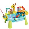 Nukinp Water Table for Toddlers 1-3 Multifunctional Sensory Table with Electric Pump, Blue view 1