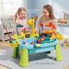 Nukinp Water Table for Toddlers 1-3 Multifunctional Sensory Table with Electric Pump, Blue view 2