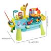 Nukinp Water Table for Toddlers 1-3 Multifunctional Sensory Table with Electric Pump, Blue view 3