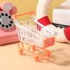 RMWHGDUL Mini Shopping Trolley, Makeup Holder, Storage Box, Gift Accessories for Girls, Orange view 4