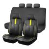 LYBCEOUF Universal PU Car Seat Covers Compatible for Most Car SUV Truck Van Accessories Interior Sporty Design PU Seat Covers view 1