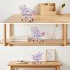 Almencla Mini Shopping Cart Early Educational Mart Utility Grocery Toy Iron Material Suitable for Children Office Desk Decoration Collectors, Purple view 4