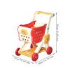 Chosertory Kids Shopping Cart Set,Simulation Realistic Learning Shopping Skills,Interactive Kids Pretend Grocery Cart,Educational Toys, red view 2