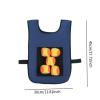 Chosertory Dodgeball Set with Soft Toy Balls and Target Ball Vest for Camping, Blue and Kids view 2